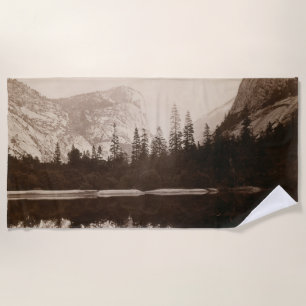 Yosemite - Mirror Lake - National Park Beach Towel