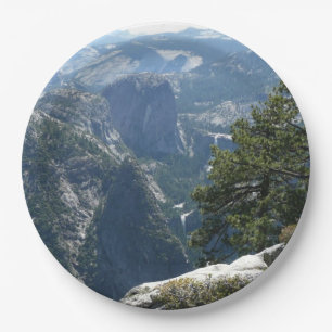 Yosemite Mountain View in Yosemite National Park Paper Plate