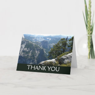 Yosemite Mountain View Thank You Card