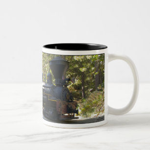 Yosemite Mt. Sugar Pine RR Two-Tone Coffee Mug