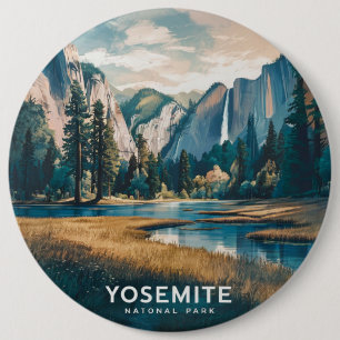 Yosemite National Park 6 Cm Round Badge