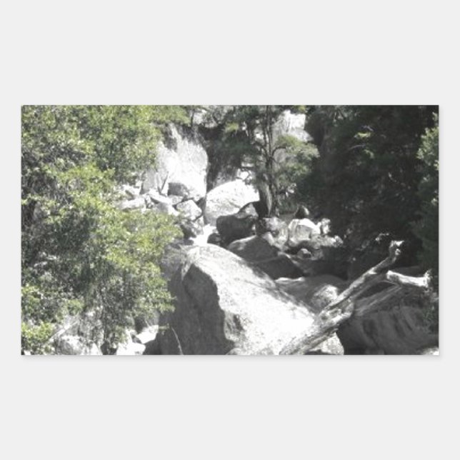 Yosemite National Park (A) Rectangular Sticker (Front)