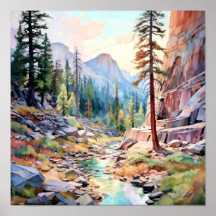 Yosemite National Park Art Print