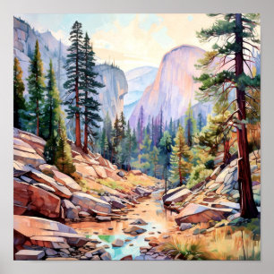 Yosemite National Park Art Print