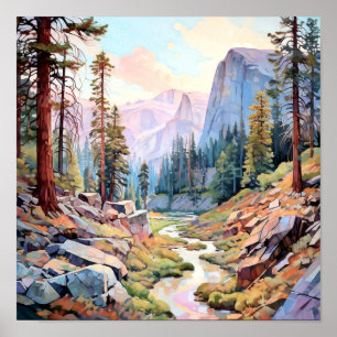Yosemite National Park Art Print