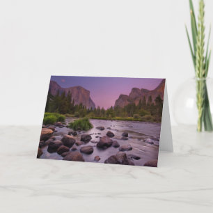 Yosemite National Park at Dusk Card
