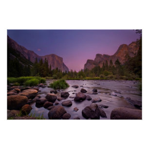 Yosemite National Park at Dusk Poster