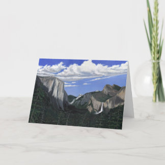 Yosemite National Park Blank Greeting Card
