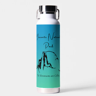 Yosemite National Park Blue Green Water Bottle