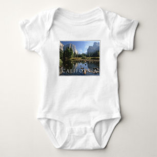 Yosemite National Park   California Baby Bodysuit