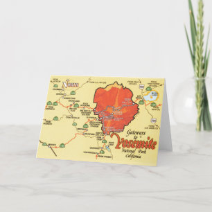 Yosemite National Park, California Card