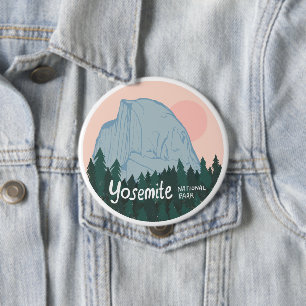 Yosemite National Park California Half Dome 10 Cm Round Badge