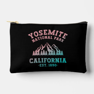 Yosemite National Park California Hiking Gradient Accessory Pouch