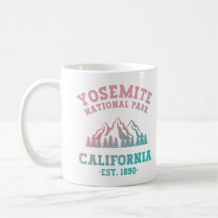 Yosemite National Park California Hiking Gradient Coffee Mug