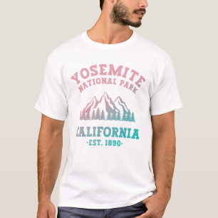 Yosemite National Park California Hiking Gradient T-Shirt