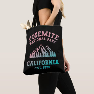 Yosemite National Park California Hiking Gradient  Tote Bag