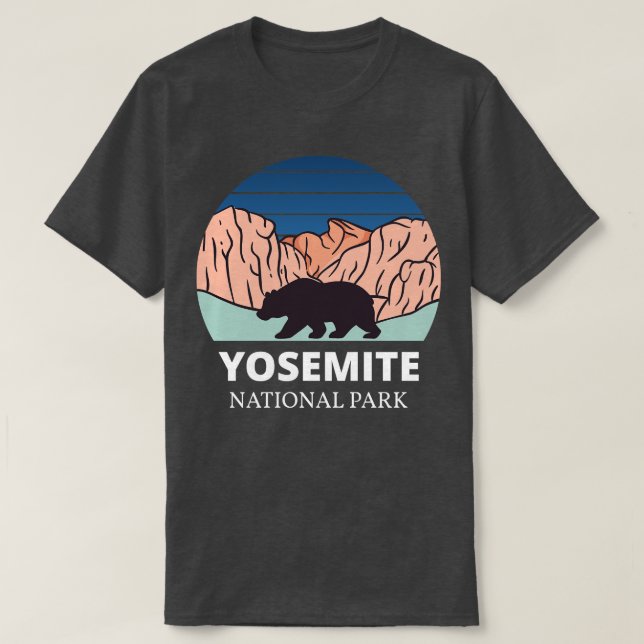 Yosemite National Park California I T-Shirt (Design Front)