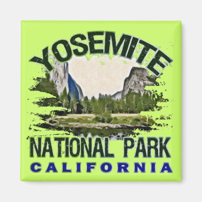 Yosemite National Park, California Magnet (Front)