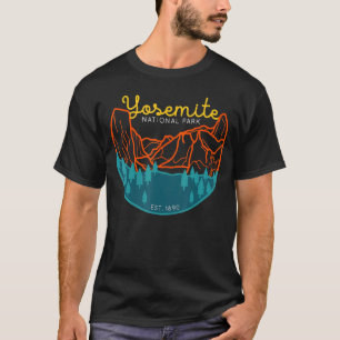 Yosemite National Park California Mountain Hiking T-Shirt