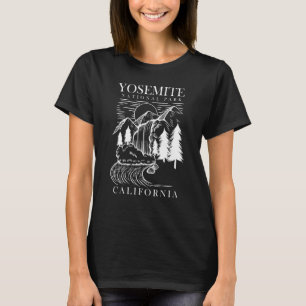 Yosemite National Park California Mountain Hiking T-Shirt