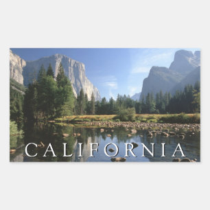 Yosemite National Park   California Rectangular Sticker