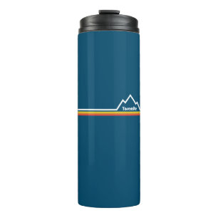 Yosemite National Park California Stripe Thermal Tumbler