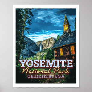 YOSEMITE NATIONAL PARK - CALIFORNIA UNITED STATES POSTER