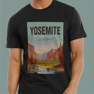 Yosemite National Park California Vintage 1960s T-Shirt