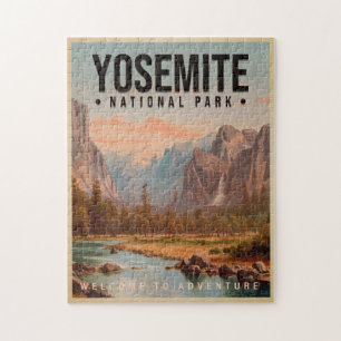 Yosemite National Park California Vintage Jigsaw Puzzle