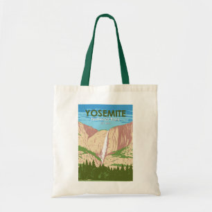 Yosemite National Park California Waterfall  Tote Bag