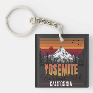 Yosemite National Park - clothing Key Ring