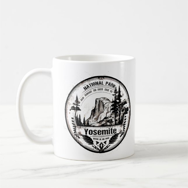 Yosemite National Park Coffee Mug (Left)