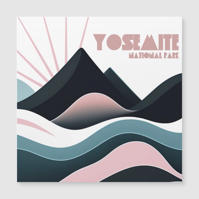 Yosemite National Park Coloured Hills (Front)