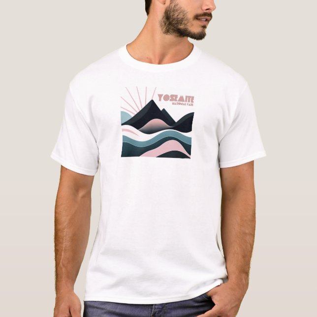 Yosemite National Park Coloured Hills T-Shirt (Front)