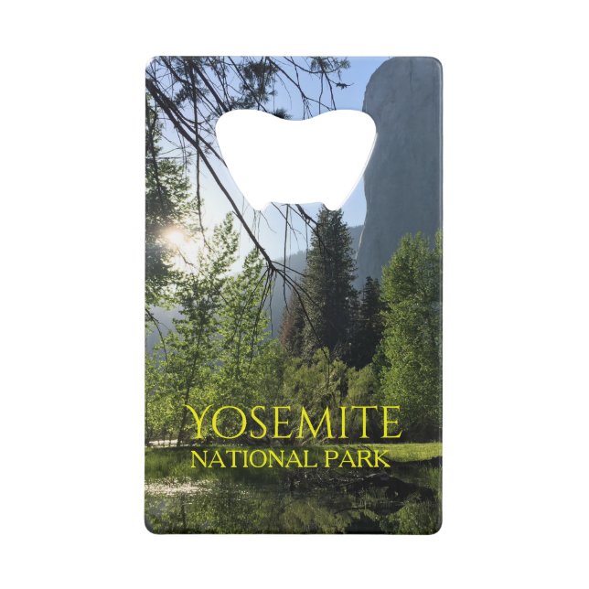 Yosemite National Park Credit Card Bottle Opener (Front)