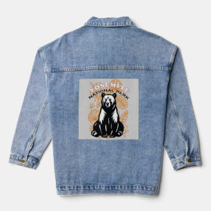 Yosemite national park denim jacket