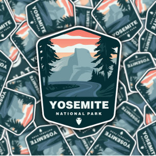 Yosemite National Park Die-Cut Sticker