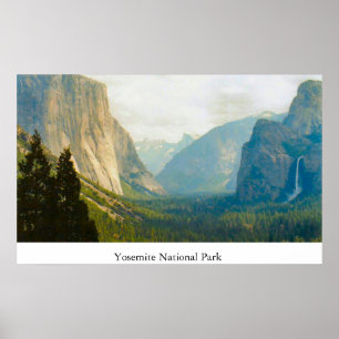 Yosemite National Park Different View Poster
