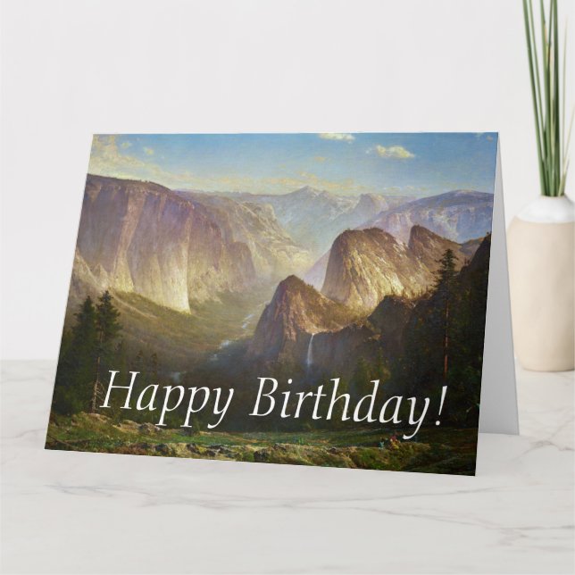 Yosemite National Park Domes Big Birthday Card (Front)