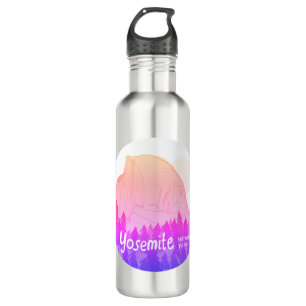 Yosemite National Park Half Dome Art Purple 710 Ml Water Bottle