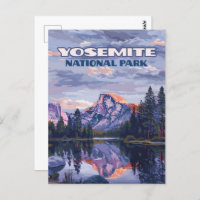 Yosemite National Park Half Dome California Sunset