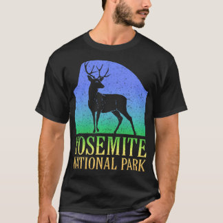 Yosemite National Park Half Dome Deer Vacation T-Shirt