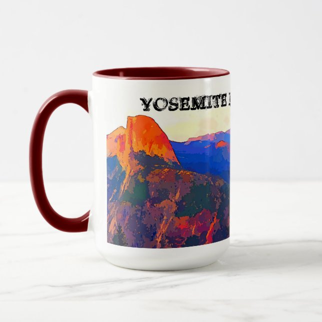 Yosemite National Park- Half Dome & Fall Mug $24. Mug (Left)