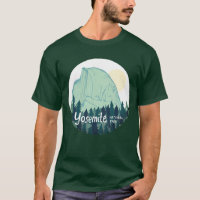 Yosemite National Park Half Dome Teal Green
