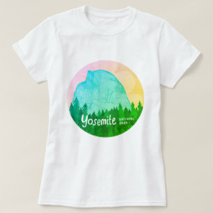 Yosemite National Park Half Dome textured T-Shirt