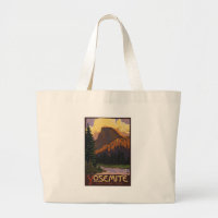Yosemite National Park - Half Dome Travel Poster