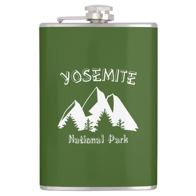 Yosemite National Park Hip Flask (Front)