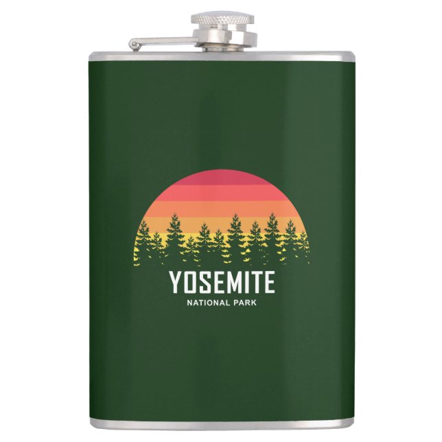 Yosemite National Park Hip Flask (Front)