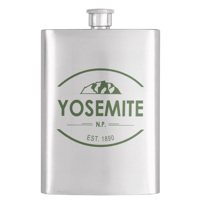 Yosemite National Park Hip Flask (Front)