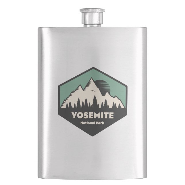 Yosemite National Park Hip Flask (Front)